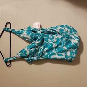 Croft & Barrow Aqua One Piece Swimsuit